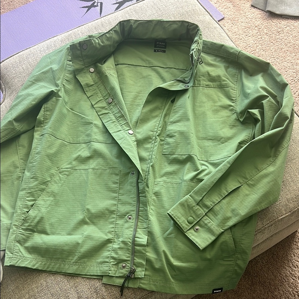 Prana Olive Green Outdoor Jacket